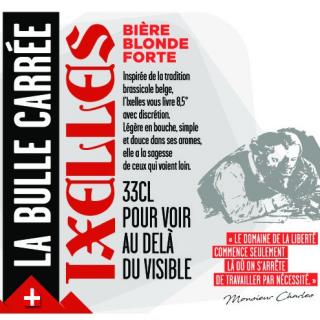 La Bulle Carrée - Ixelles - Bière - Blonde Belge - Bouteille - 0.33L
