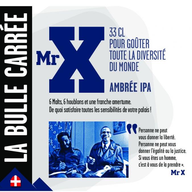 La Bulle Carrée - Mr. X - Bière - Brune IPA - Bouteille - 0.33L