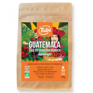 LA TRIBU - Café Santiago Guatemala Grains 400g Équitable &amp; Bio - Café - Café grain