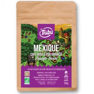 LA TRIBU - Café Triunfo Verde Mexique Moulu 200g Équitable &amp; Bio - Café - Café moulu