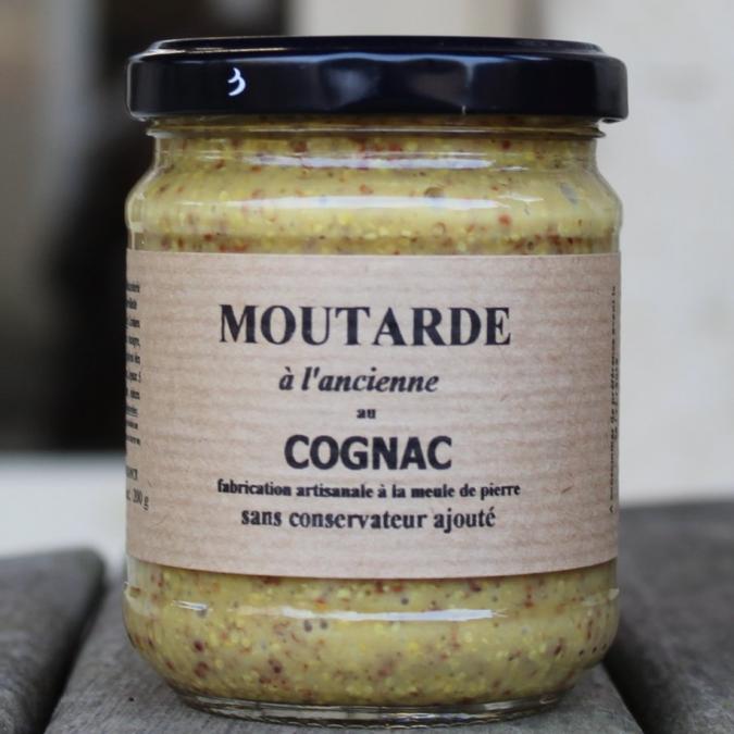 La moutarderie confiserie - Moutarde à l&#039;Ancienne au Cognac - Moutarde