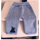 L'arc en ciel de Ghis - Ensemble bébé pantalon, veste, chaussons, acrylique fait main, de L&#039;arc en ciel de ghis - Ensemble bébé