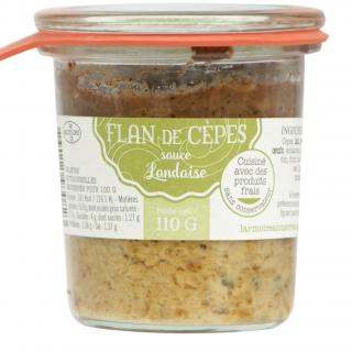 L'armoire à Conserves - Flan de cèpes sauce Landaise, 110g - Champignon - 0.11