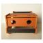 L'artisan du meuble ROLLAND - Bureau enfant bois orange - jouet en bois
