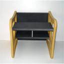 L'artisan du meuble ROLLAND - Chaise enfant multifonction jaune - jouet en bois