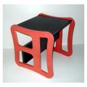 L'artisan du meuble ROLLAND - Chaise enfant multifonction rouge - jouet en bois