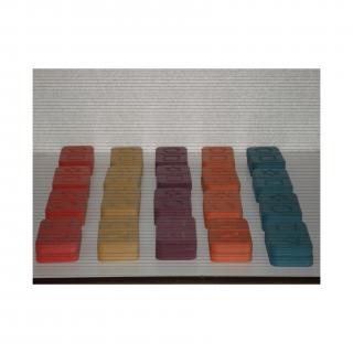 L'artisan du meuble ROLLAND - Domino bois couleur 16 pièces - jouet en bois
