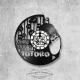 L'Atelier d'Ombeline - Horloge en disque vinyle 33 tours thème Totoro - Horloge - 