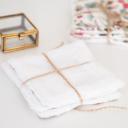 L'Atelier de July - Coton lavable en tissu BIO &quot;Renard&quot; - Lot de 3 - Lingette lavable