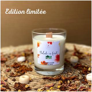 Laura's pretty candle - Bougie collection d&#039;automne - Balade en forêt - Bougie artisanale