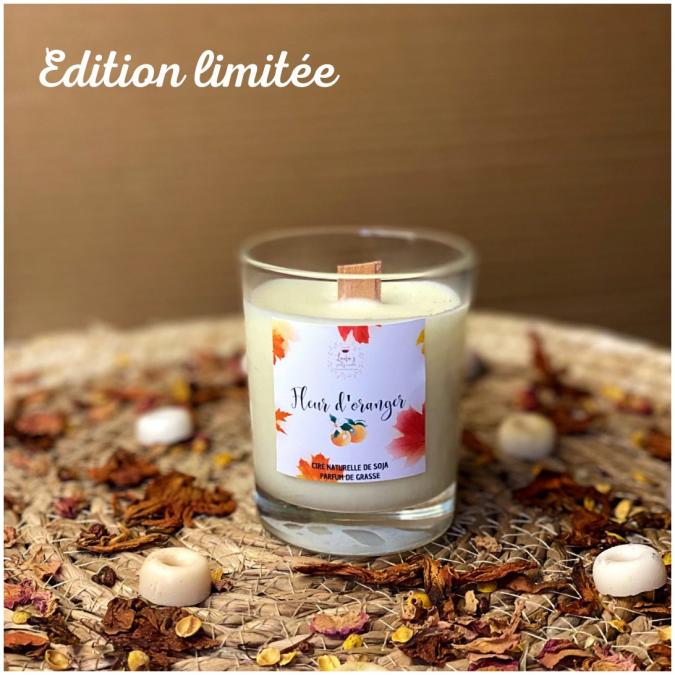 Laura's pretty candle - Bougie collection d&#039;automne -Fleur d&#039;oranger - Bougie artisanale