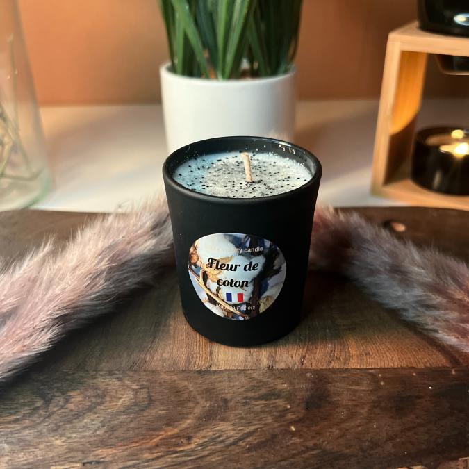 Laura's pretty candle - Bougie Mini - Fleur de coton - Bougie artisanale