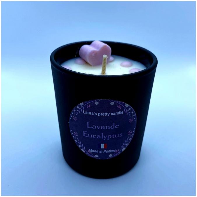 Laura's pretty candle - Bougie Mini - Lavande Eucalyptus - Bougie artisanale