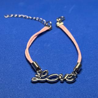 Laura's pretty candle - Bracelet &quot;Pink love&quot; - Bracelet - Inox