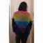 Le Fil De Laure - Châle Rainbow fait main au crochet - Accessoire de mode femme