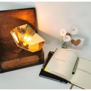 LEEWALIA - Baladeuse GRAMO or - Lampe de table - ampoule(s)