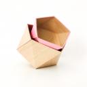 LEEWALIA - Boîtes origami érable et rose - Boite