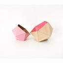 LEEWALIA - Boîtes origami érable et rose - Boite