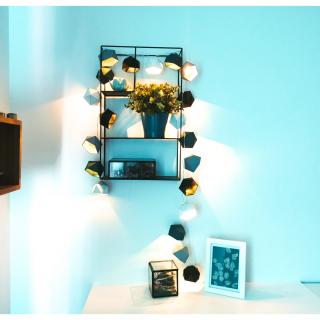 LEEWALIA - Guirlande lumineuse Origami BLUE - Guirlande (décoration)