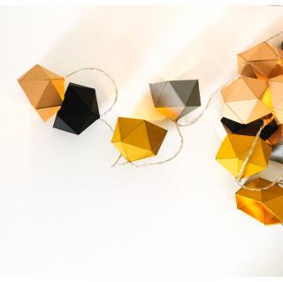 LEEWALIA - Guirlande lumineuse Origami ETHNIK NORDIK - Guirlande (décoration)