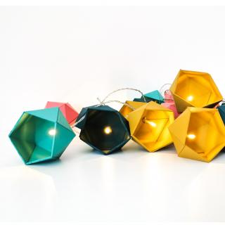 LEEWALIA - Guirlande lumineuse Origami SCANDINAVE - Guirlande (décoration)