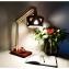 LEEWALIA - Lampe de bureau Origami bordeaux - Lampe de bureau - ampoule(s)