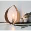 LEEWALIA - Lampe SMALL DROP chêne et gris - Lampe de chevet - ampoule(s)