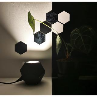 LEEWALIA - Petite lampe EGG - noir - Lampe de chevet - ampoule(s)