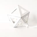 LEEWALIA - Petite lampe origami blanc - Lampe de chevet - ampoule(s)