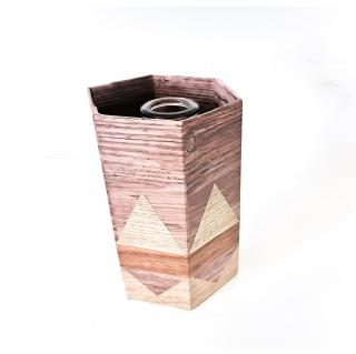 LEEWALIA - Soliflore TOTEM bois - Vase