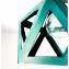LEEWALIA - Suspension lustre origami bleu canard - Suspension - ampoule(s)