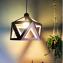 LEEWALIA - Suspension lustre origami cuivre - Suspension - ampoule(s)