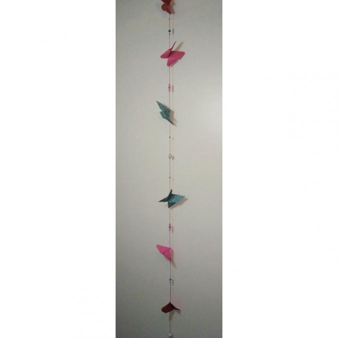 Le papier d'Emma est là - Guirlande de papillons - Guirlande (décoration)