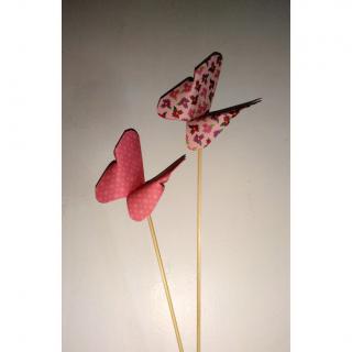 Le papier d'Emma est là - Papillons - piques à pot de fleurs - Pique à pot de fleurs