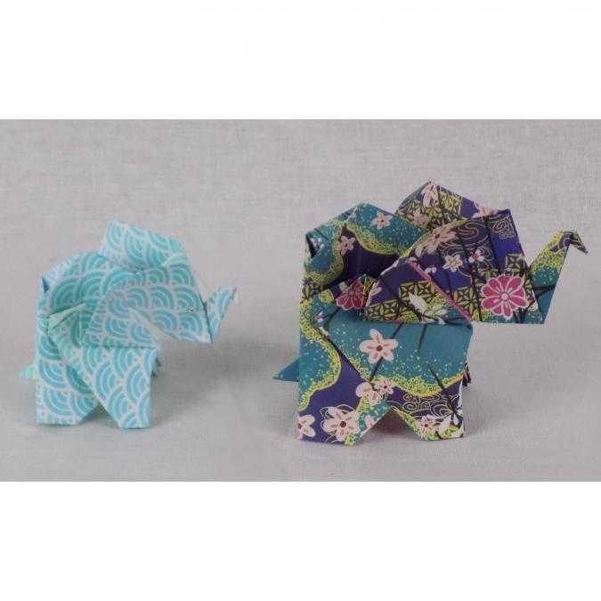 Le papier d'Emma est là - Troupeau d&#039;éléphants - Origami