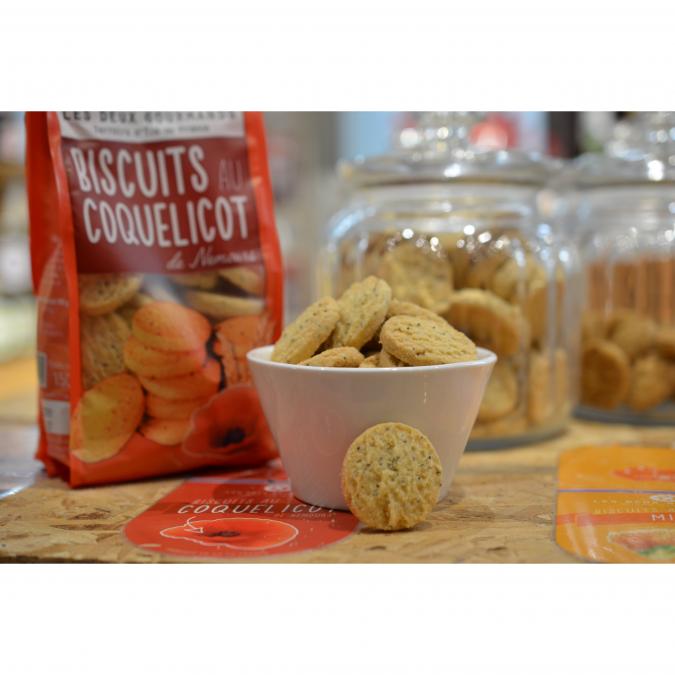 LES DEUX GOURMANDS - Biscuits au coquelicot de Nemours - Biscuit