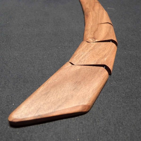 Les petits copeaux Clément GAUSSIN - Cravate en bois de noyer - Cravate - Beige