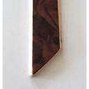 Les petits copeaux Clément GAUSSIN - Cravate en bois plaquée de Noyer ramageux - Cravate - Beige