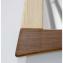 Les petits copeaux Clément GAUSSIN - Miroir en bois de Noyer et de Frêne 100 x 60 cm - Miroir - 