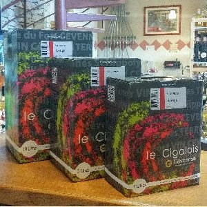 Les Terrasses Cévenoles - BIB 10l - CIGALOIS Rouge -  - Fontaine à vin - 5L