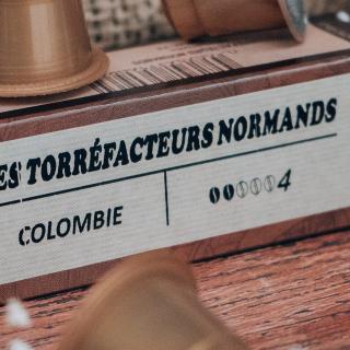 LES TORREFACTEURS NORMANDS - Capsules compatibles avec nespresso colombie INTENSITE 4 - Café - 