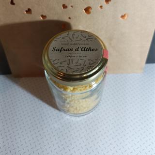 Le safran d'Athos - Gros sel de Guérande au safran - Epices
