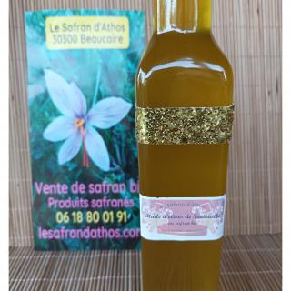 Le safran d'Athos - Huile d&#039;olive de Fontvieille au safran - Epices