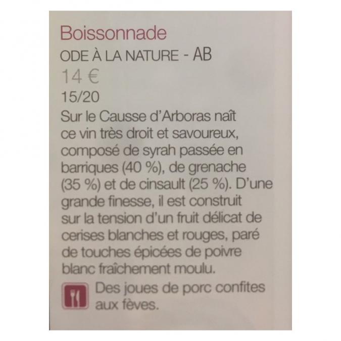 Les Clos d'Elis - Boissonnade Terrasses du Larzac - 2018 - Bouteille - 0.75L