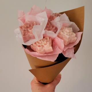 Les Délicieuses by Shasha - • Bouquet de fondants parfumés • &quot;Spécial Saint Valentin&quot; - Bougie artisanale