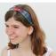 Les Noeuds-Noeuds - Headband à nouer à carreaux - Bandeau adulte