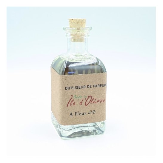 Les Parfums d'Oléron® - Diffuseur de parfum (carré) - A Fleur d&#039;Ø - 100ML - Diffuseur de parfum