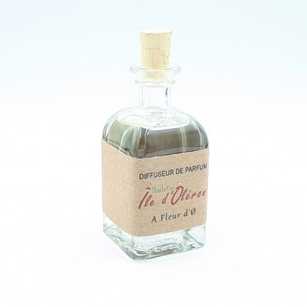 Les Parfums d'Oléron® - Diffuseur de parfum (Carré) - A fleur d&#039;o - 40ml - Diffuseur de parfum