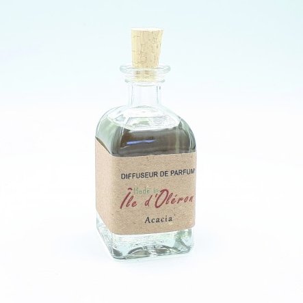 Les Parfums d'Oléron® - Diffuseur de parfum (Carré) - Acacia - 40ml - Diffuseur de parfum