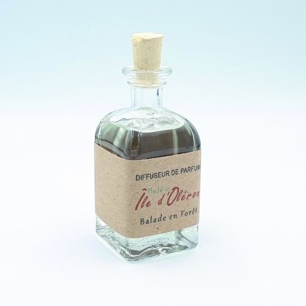 Les Parfums d'Oléron® - Diffuseur de parfum (Carré) - Balade en Forêt - 40ml - Diffuseur de parfum